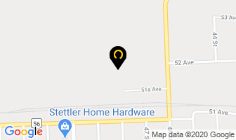 Tru-Fence in Stettler map