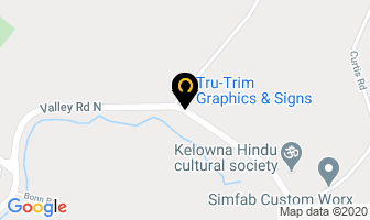 Tru-Trim Graphics & Signs in Kelowna map