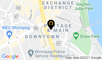 Truck Freight International in Winnipeg map