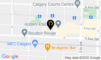 Truesdale Financial Group in Calgary map