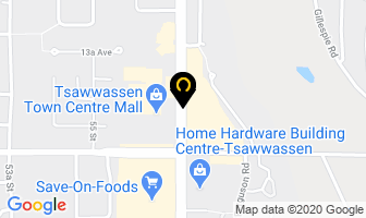 Tsawwassen Barbers in Delta map