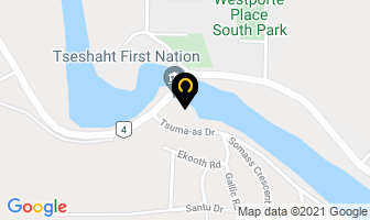 Tseshaht First Nations Administration Office in Port Alberni map