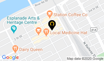 Tt Nails in Medicine Hat map