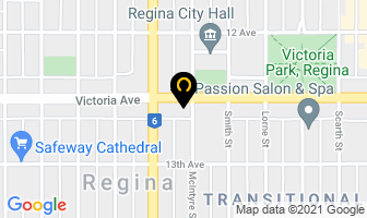 Tth Law Firm in Regina map