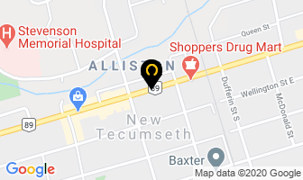 Tunnel Clothing & Tattoo's in Alliston map