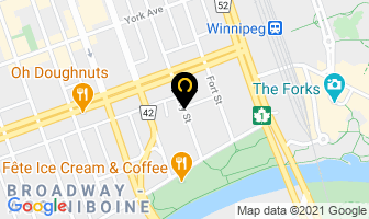 Tupper & Adams in Winnipeg map