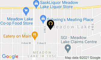 Tupper's Construction Ltd in Meadow Lake map