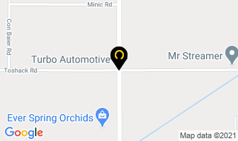 Turbo Automotive in Surrey map
