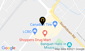 Turf Custom Cleaners in Mississauga map