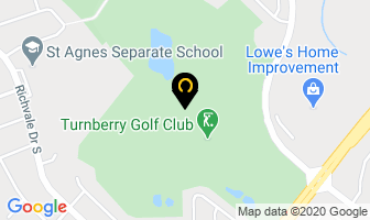 Turnberry Golf Club in Brampton map
