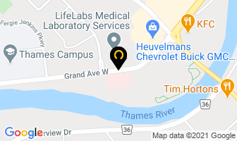 Turnbull John Dr in Brownsburg-Chatham map
