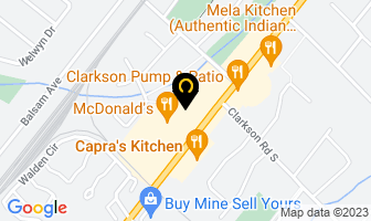 Turtle Creek Dental in Mississauga map