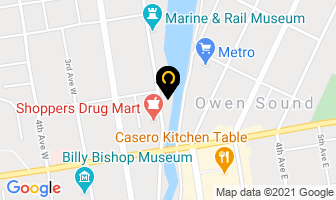 Twin County Brew in Owen Sound map