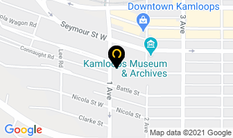 Twin Rivers Dental in Kamloops map