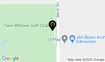 Twin Willows Golf Club in Kenora map