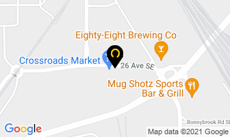Twist Marketing in Calgary map