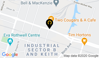 Two Cougars & A Cafe in Hamilton map