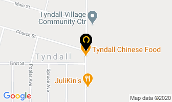 Tyndall Motor Hotel in Tyndall map