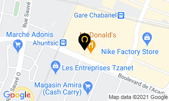 Tzanet Inc in Montreal map