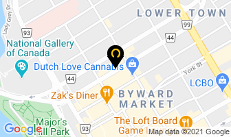 Ub Wired Productions in Guelph map