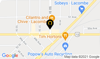 Ugly's Pub & Grill in Lacombe map