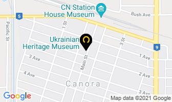 Ukrainian Heritage Museum in Canora map