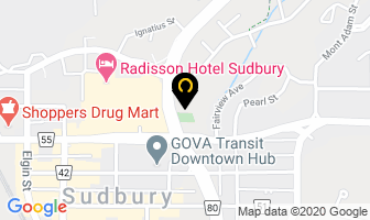 Ukrainian Seniors Centre in Sudbury map