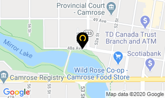 Ukranian Catholic Church in Camrose map