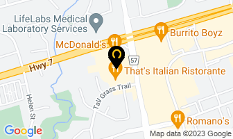 Ultimate Drivers Vaughan in Vaughan map