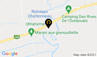 Ultraforme Inc in Gatineau map