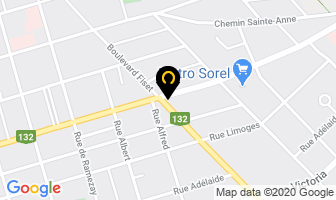 Ultramar in Sorel-Tracy map