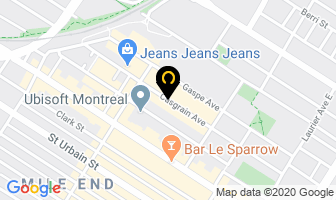 Un Deux Toi in Montreal map