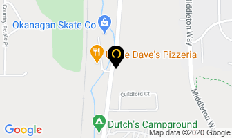 Uncle Dave's Pizzeria in Vernon map