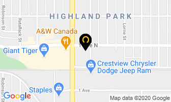 Uncle Dougs Carwash in Regina map