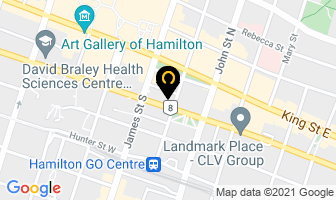 Underwriters Alliance Inc in Hamilton map