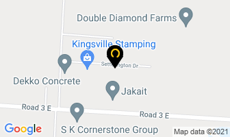 Uni-Fab Enclosures in Kingsville map