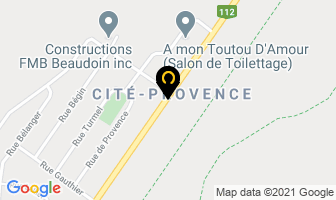 Unicanvas in Thetford Mines map