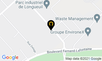 Uniflex Inc in Longueuil map