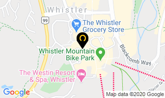 Uniglobe One Travel in Whistler map