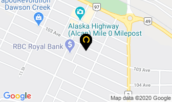 Uniglobe Phillips Travel in Dawson Creek map