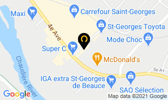 Uniglobe Voyages Infinity in Saint-Georges map