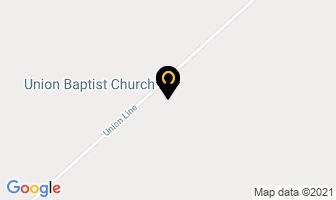 Union Baptist Church in Dundas map