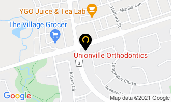 Unionville Orthodontics in Markham map