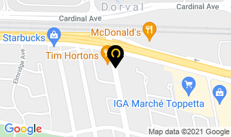 Unique Personnel Canada Inc in Dorval map