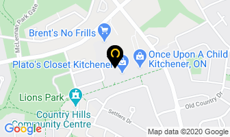 Unisex 3 Hairstyling in Kitchener map