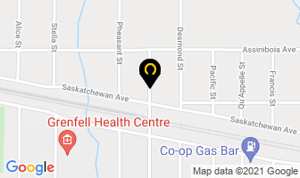 United Church in Grenfell map
