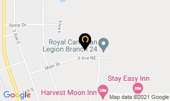 United Church in Roblin map
