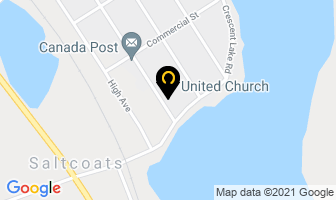 United Church in Saltcoats map