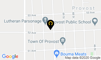 United Church Provost in Provost map