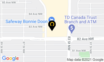 United Express in Edmonton map